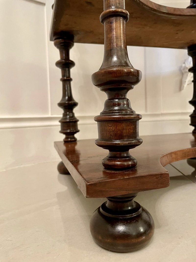 Unusual Antique Victorian Free Standing Walnut Ladies Davenport - Image 13